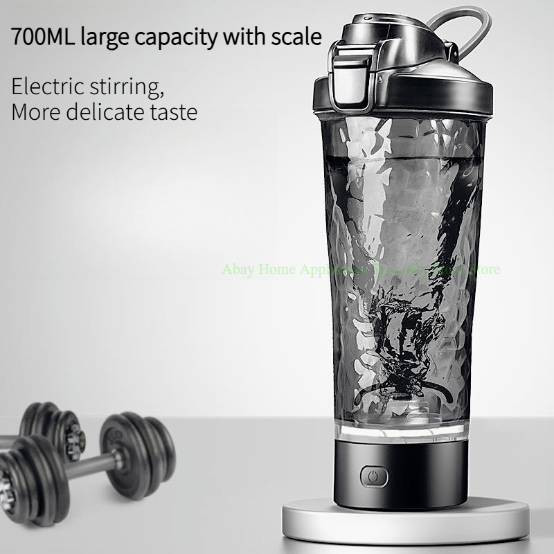 Nutrition And Fitness - Bouteille mélangeuse électrique rechargeable de 700
