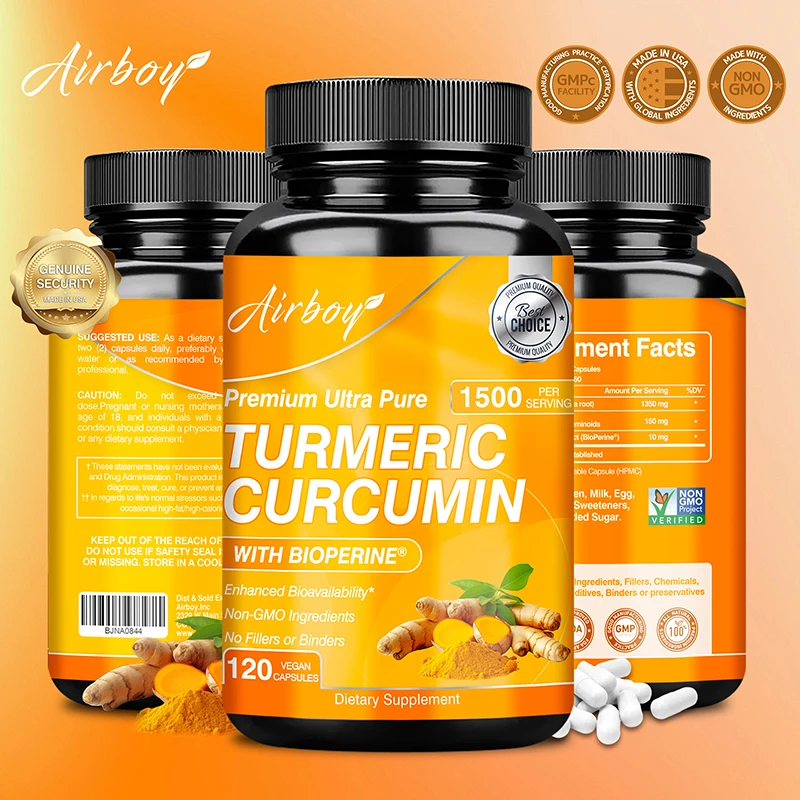 Turmeric Curcumin Capsule - Capsules de curcumine au curcuma –