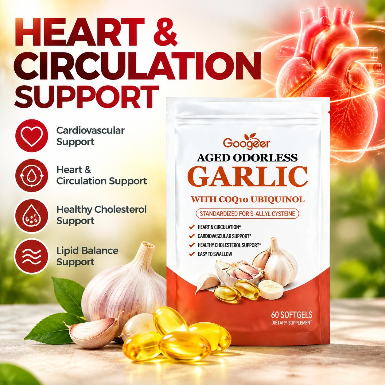 Gélules molles d'ail sans odeu - Coq10 Ubiquinol Softgel avis et prix