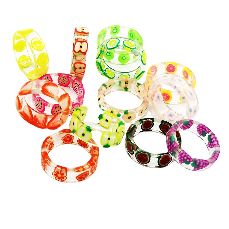 Bague en résine de fruits pour - Nutrition And Fitness avis et prix