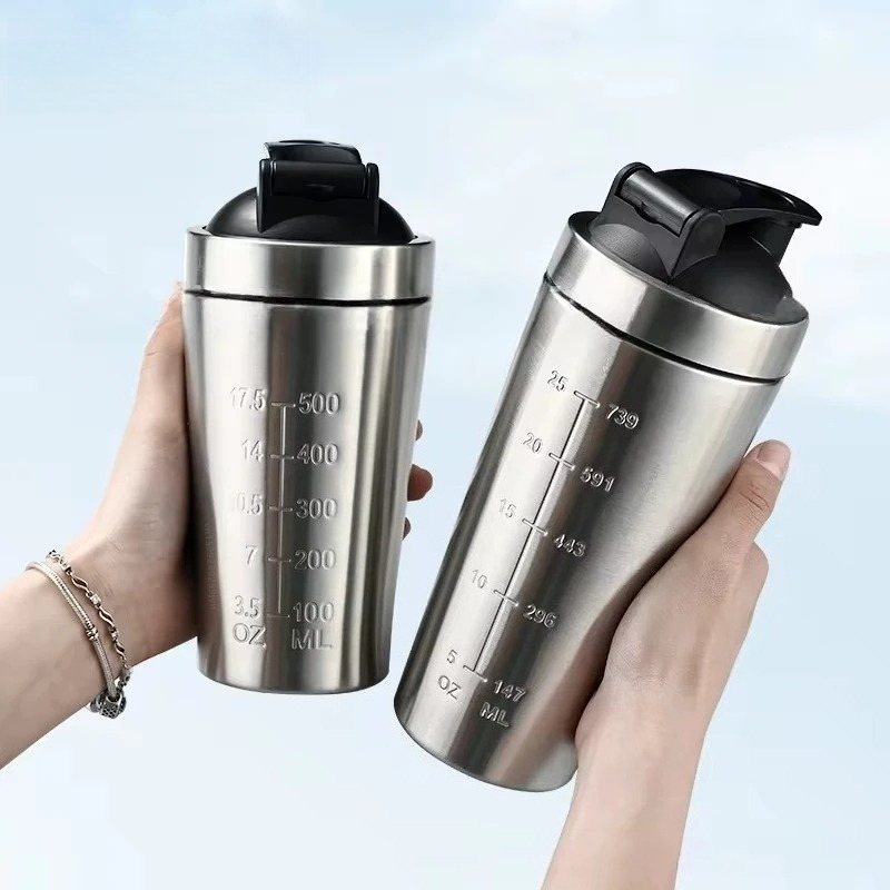 1 bouteille shaker en acier in - Nutrition And Fitness avis et prix