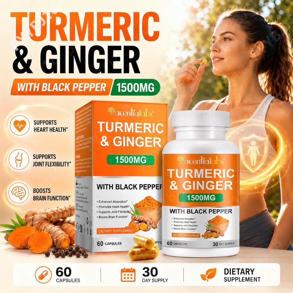 Capsules de curcuma et de ging - Turmeric Curcumin Capsule avis et prix