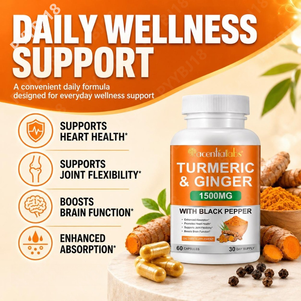 Capsules de curcuma et de ging - Turmeric Curcumin Capsule avis et prix